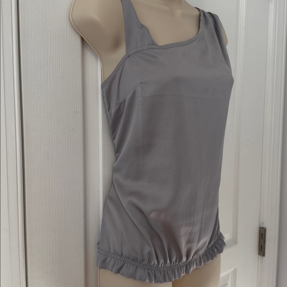 Banana Republic Gray One-Shoulder Top - Picture 2 of 5